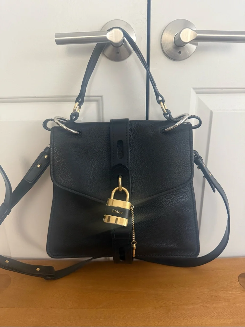 Chloé Medium Aby Day Bag with signature Padlock
